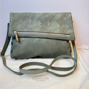 Hammitt Sage Green Embossed Crossbody Bag